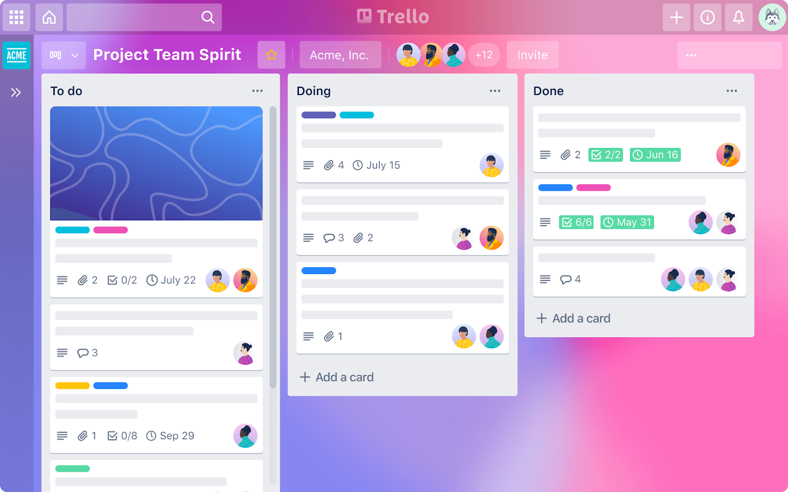 Design & Functionality for Trello