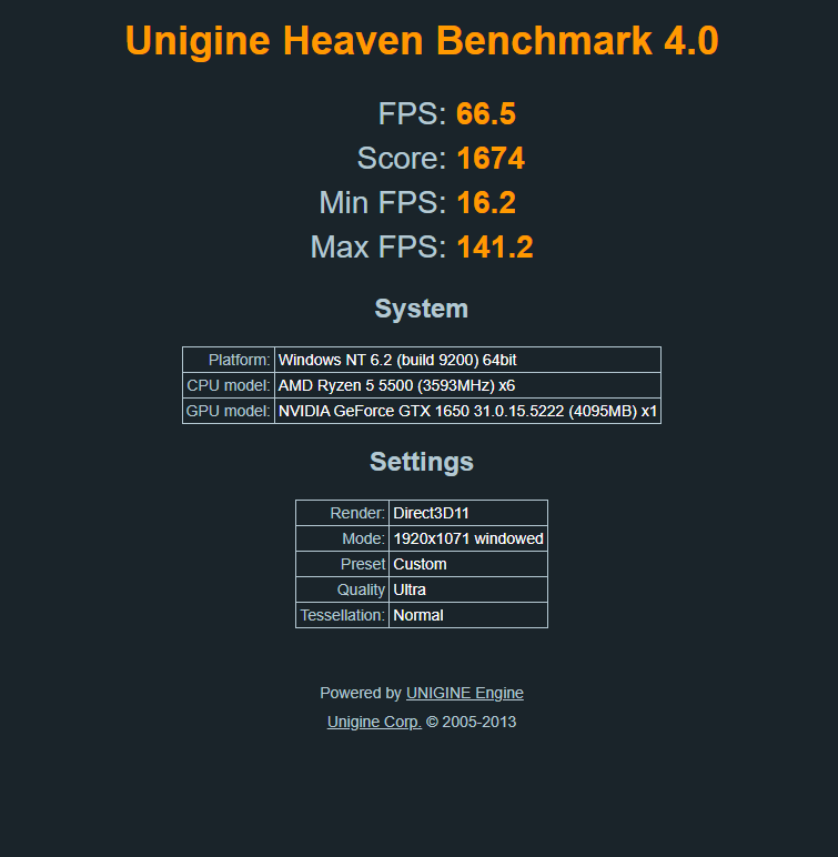 Benchmarking Result 3