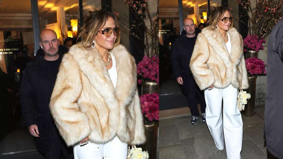 Jennifer Lopez Paris Fashion Week