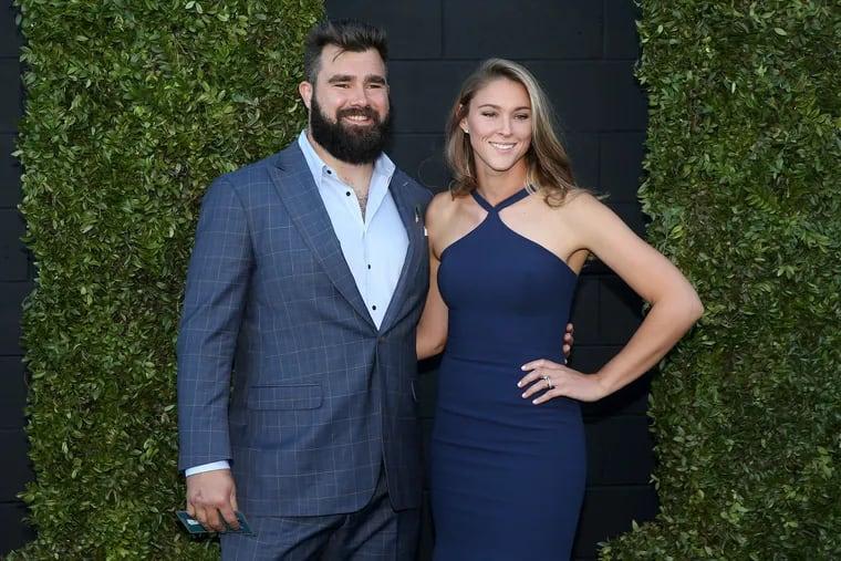 Eagles star Jason Kelce's wife, Kylie, joins him on New Heights podcast