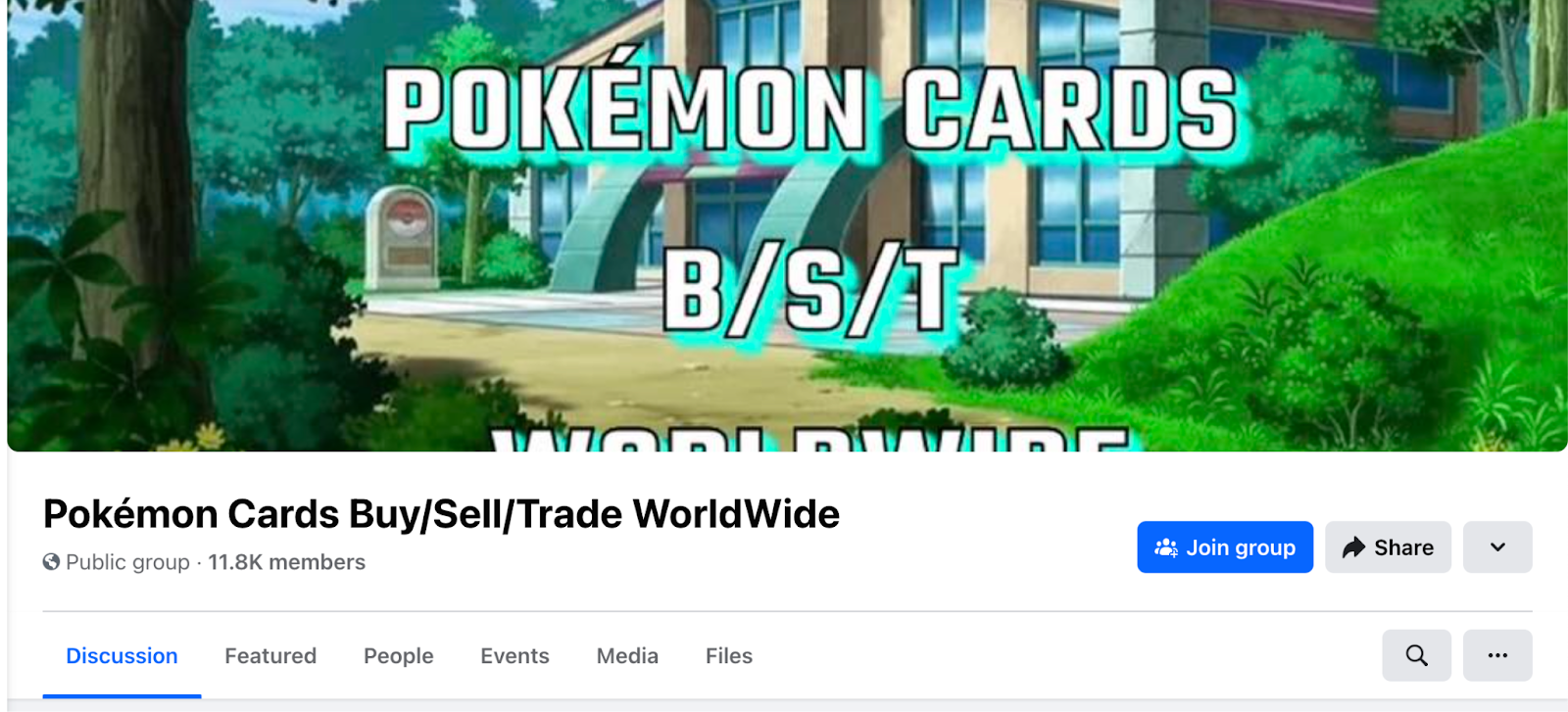 Selling Pokemon Cards online on FaceBook