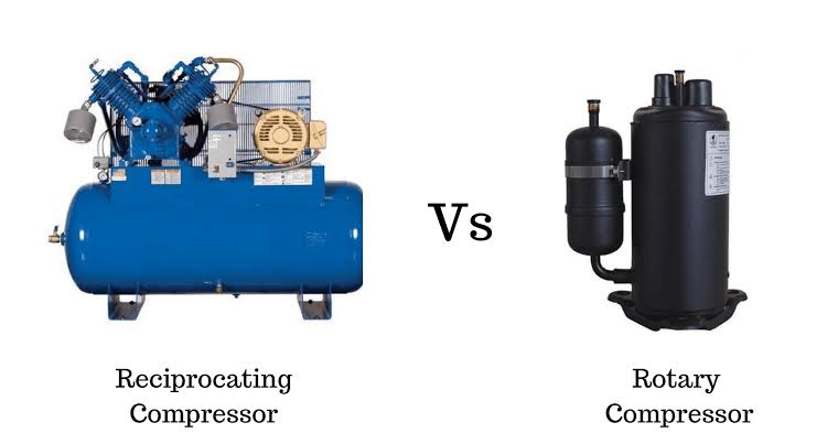 Zuigercompressor versus roterende compressor