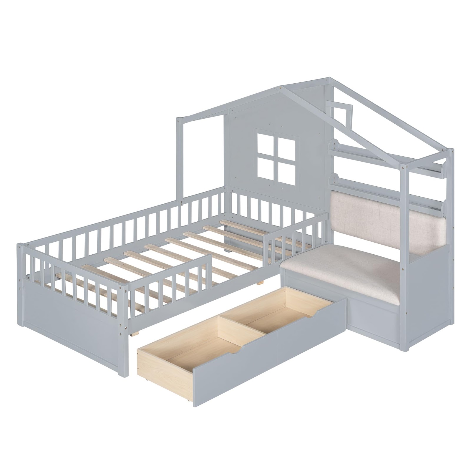 Montessori Bed with desk