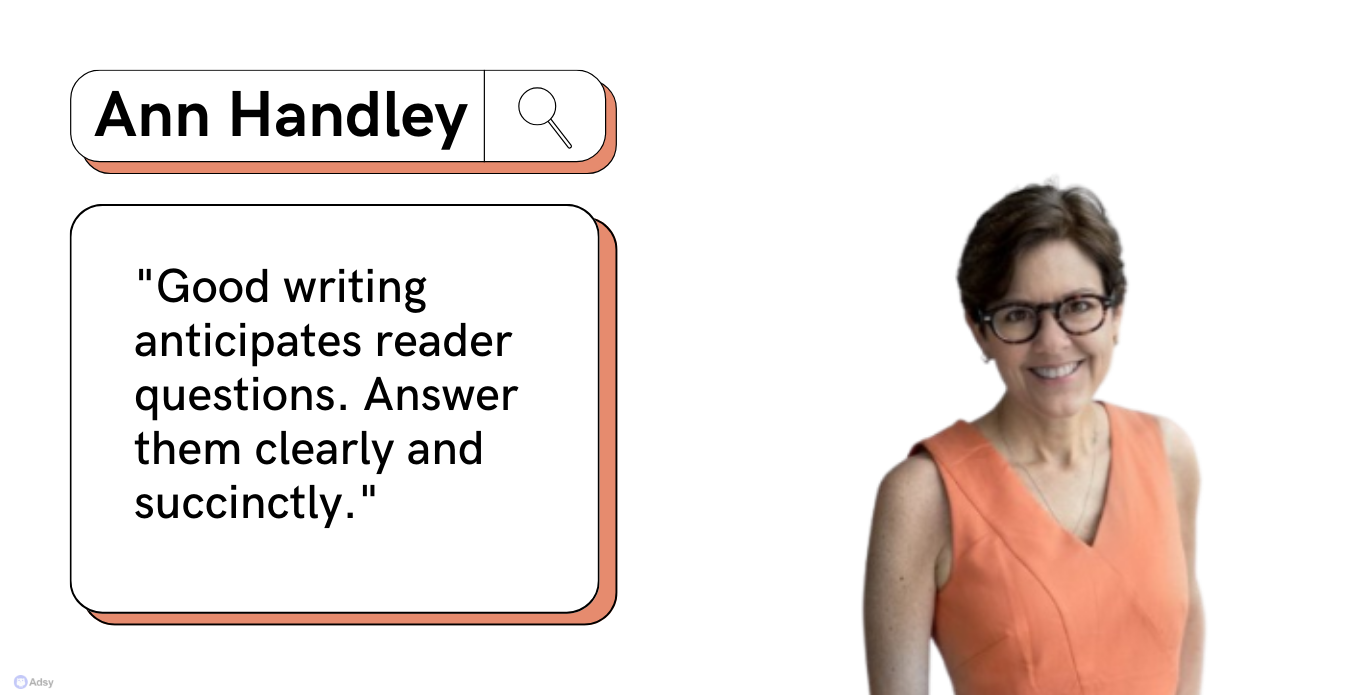 Ann Handley writing tips