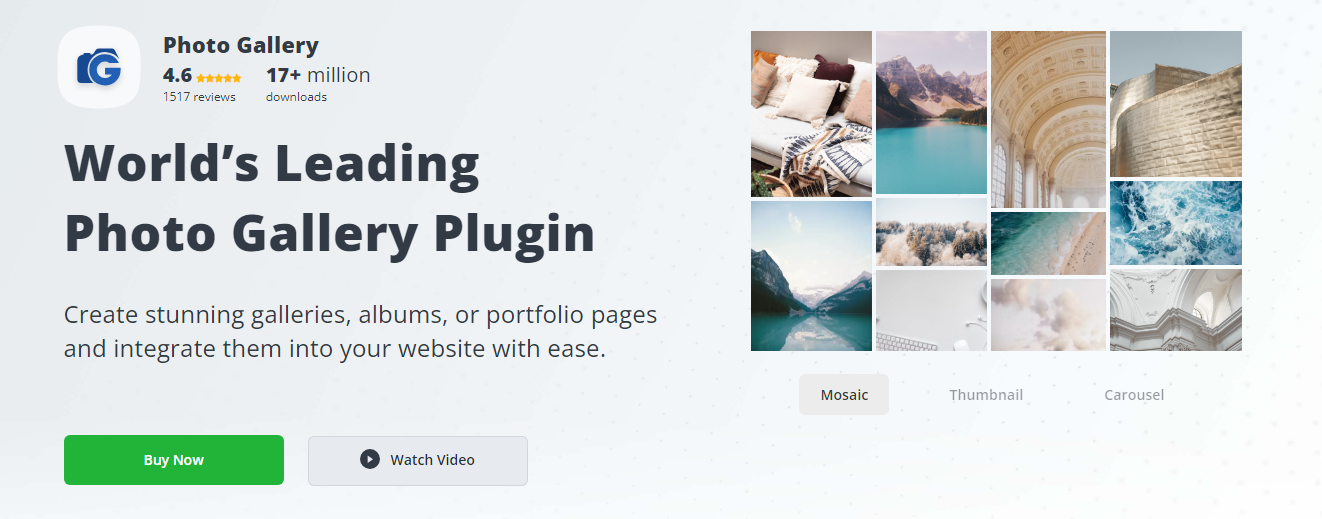 Photo Gallery by 10 Web - WordPress Photo Gallery Plugin