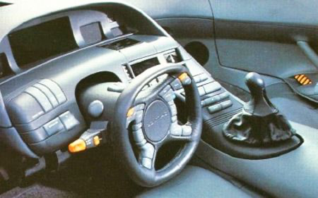 Pontiac Banshee IV Concept Car interior
