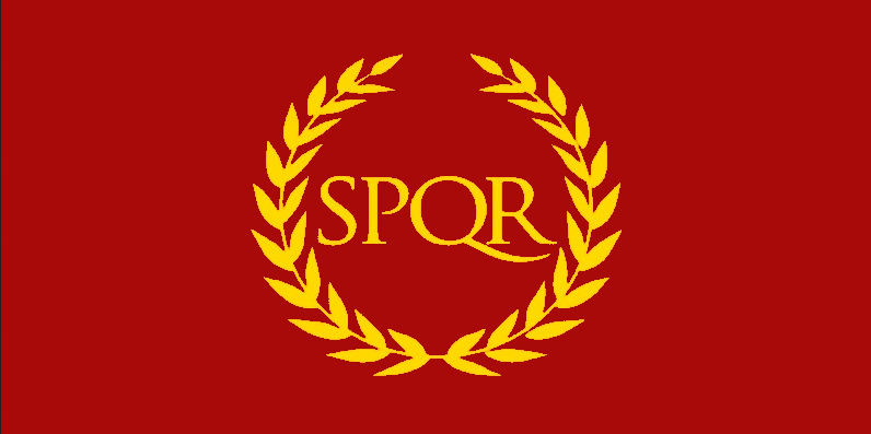 Que signifie SPQR sur le drapeau romain?