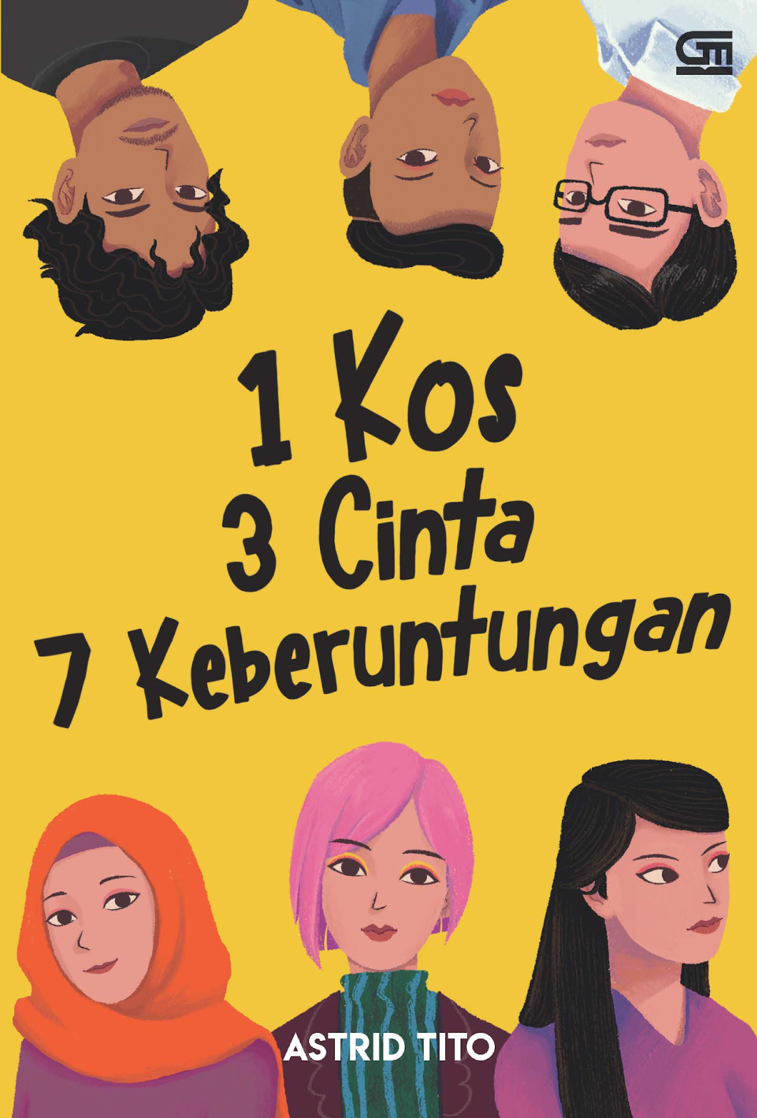 Novel Romantis 1 Kos, 3 Cinta, 7 Keberuntungan - Astrid Tito