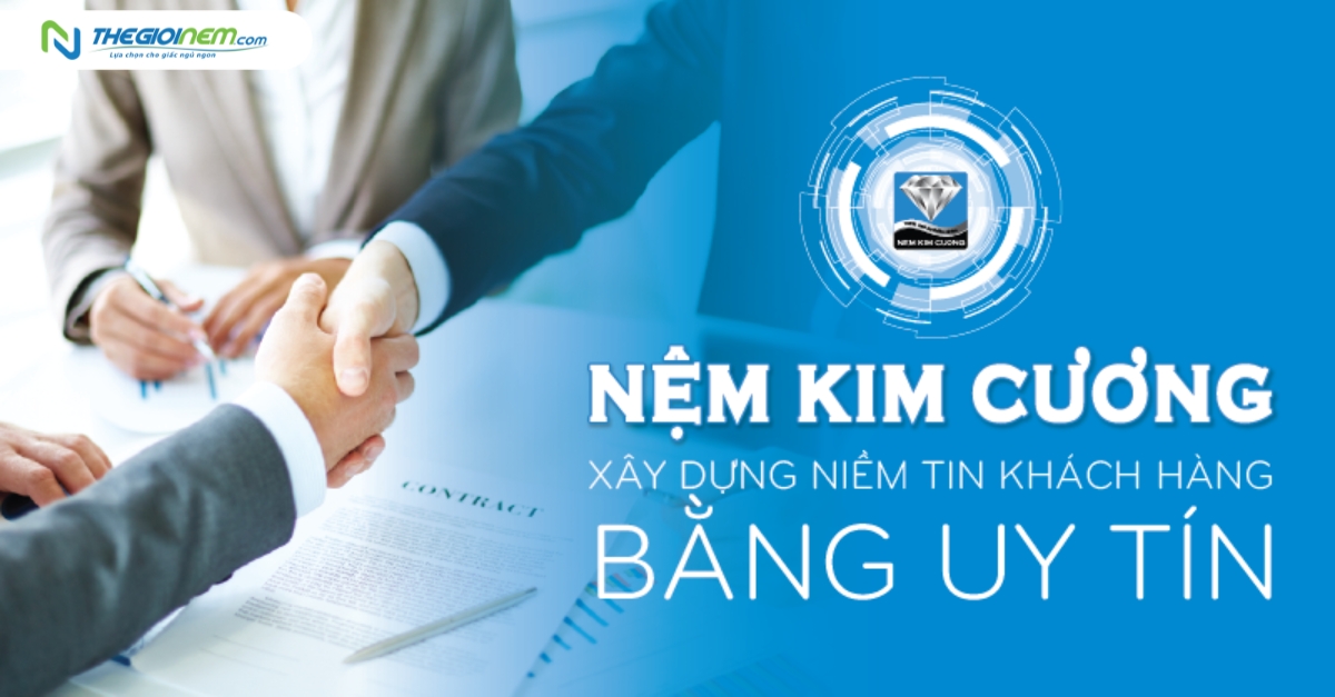 Nệm Kim Cương 1mx2m Giá Bao Nhiêu? - Thegioinem.com