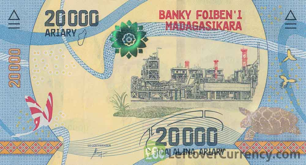 20000 Malagasy Ariary banknote.