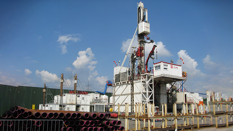 Onshore Oil Drilling Job Site