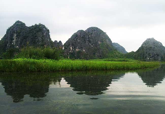 Beauty of Van Long in Ninh Binh in March