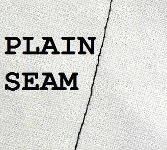 plain seam