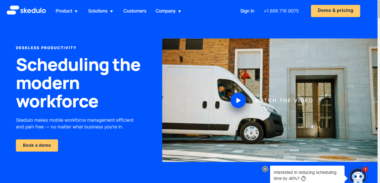 Field service software: Skedulo