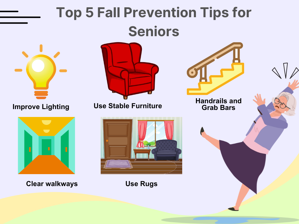 Top 5 Fall Prevention Tips for Seniors