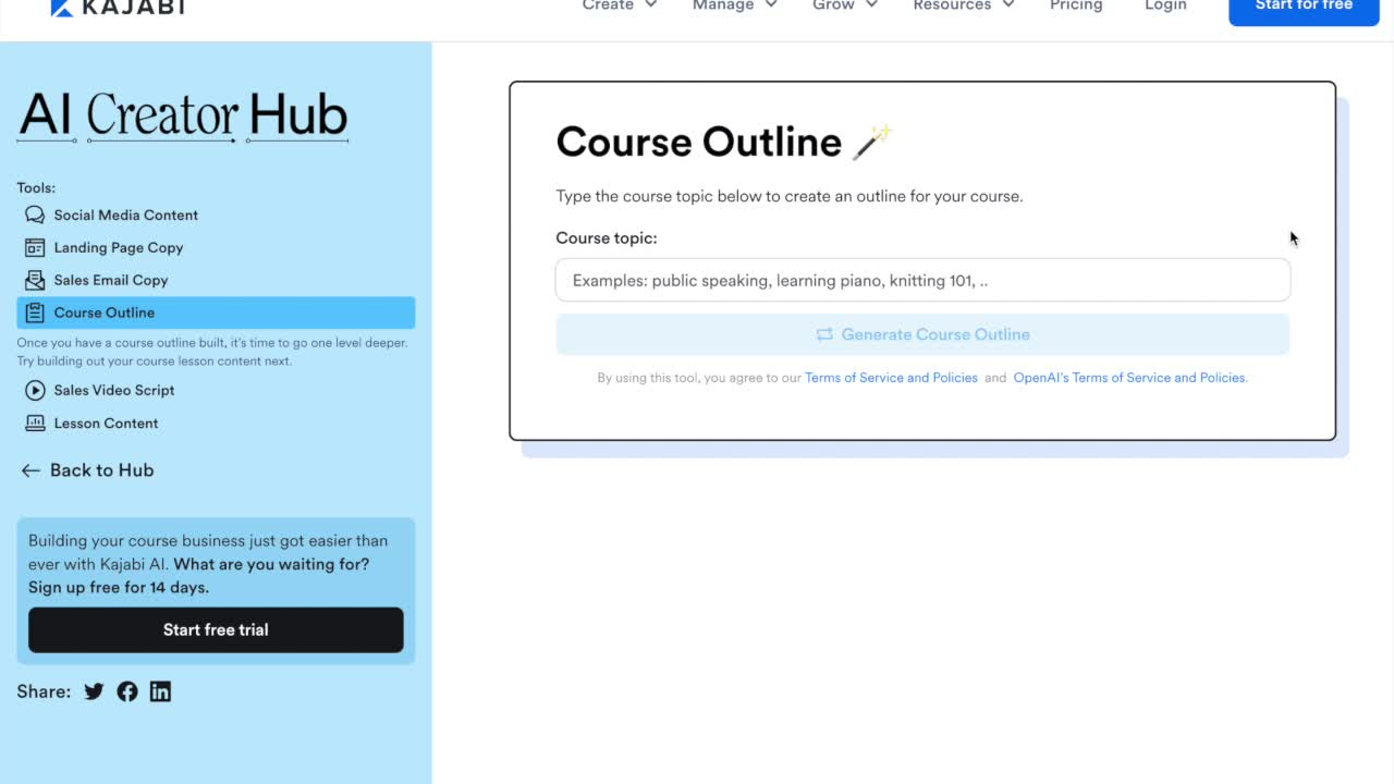 Online Course Creation Tools for Kajabi