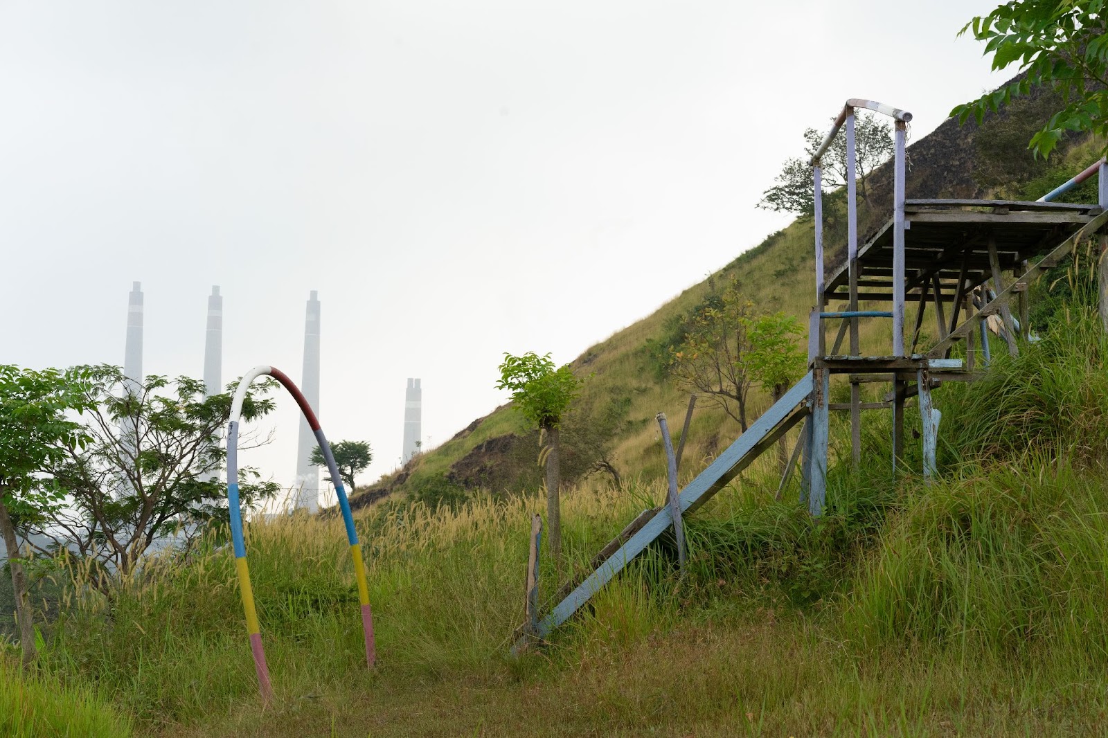 Local Residents Live and Play in the Shadows of the Suralaya’s Power Plant