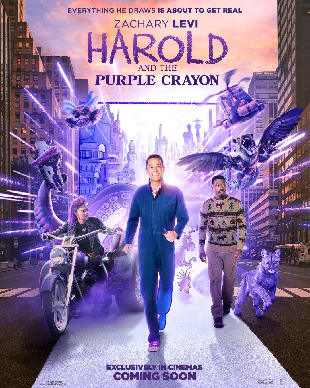 Watch The Trailer For “Harold And The Purple Crayon,” Starring Zachary ...