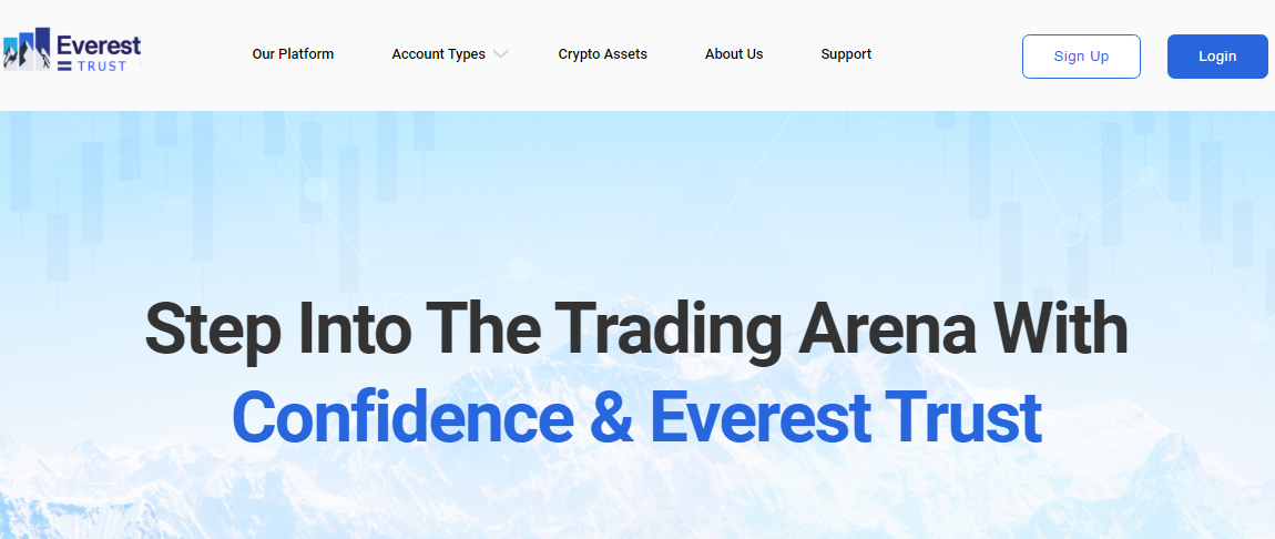 Everest Trust homepage