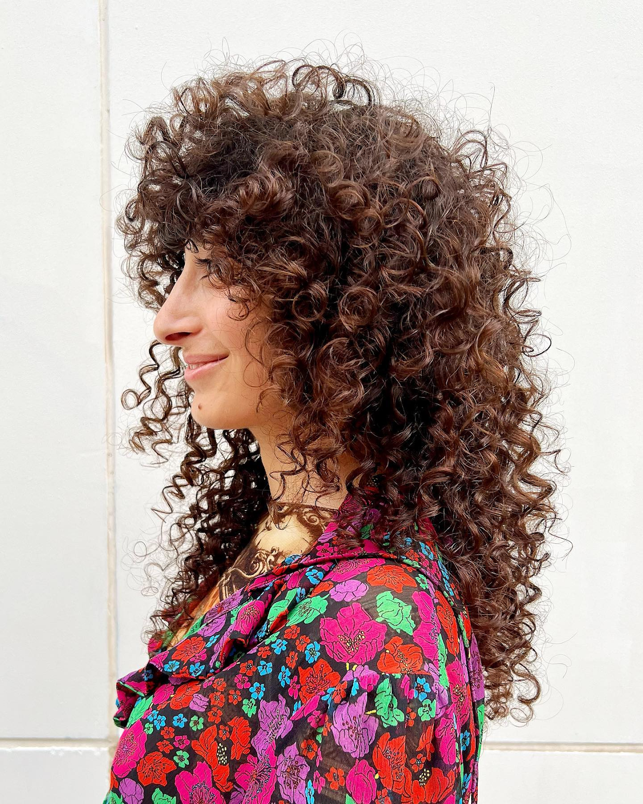 Gorgeous Curly Shaggy Hairstyle