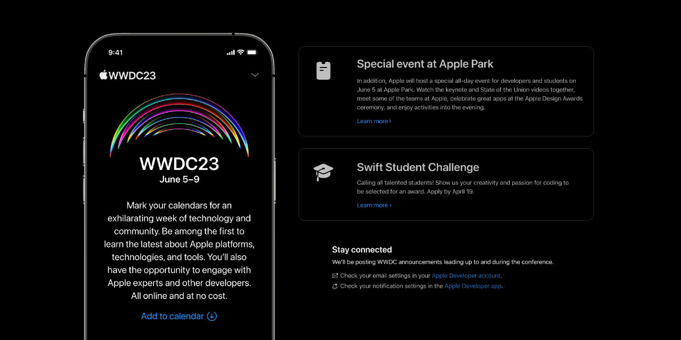 apple event email invitation example
