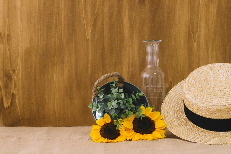 stunning sunflower centerpiece