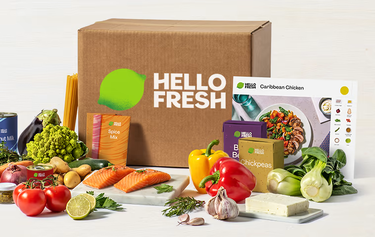Subscription to a Meal Kit Service, like Hello Fresh (pictured), is a fantastic gift idea for graduates who don't want to take so much time out of their schedule to buy groceries and plan meals.