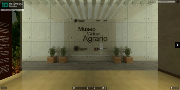 web del museo virtual agrario de Mexico