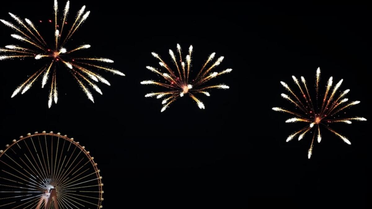 Dubai DSF Fireworks