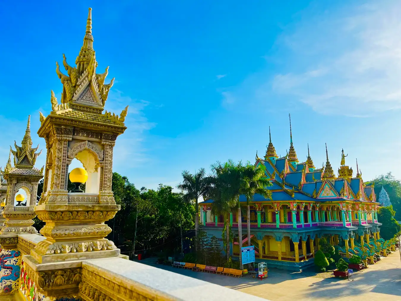Ngôi chùa là niềm tự hào của đồng bào Khmer