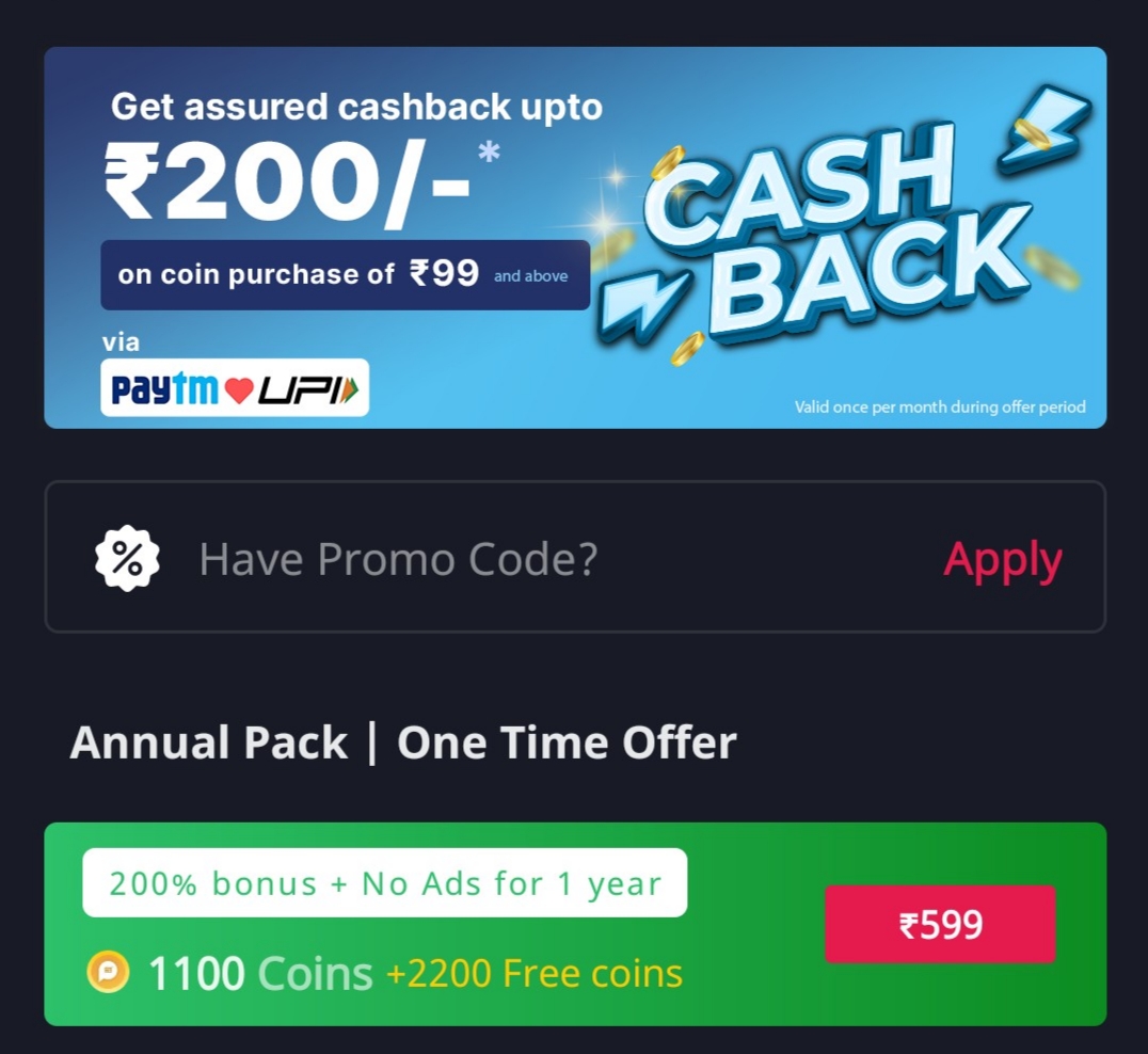 pocket fm paytm cashback