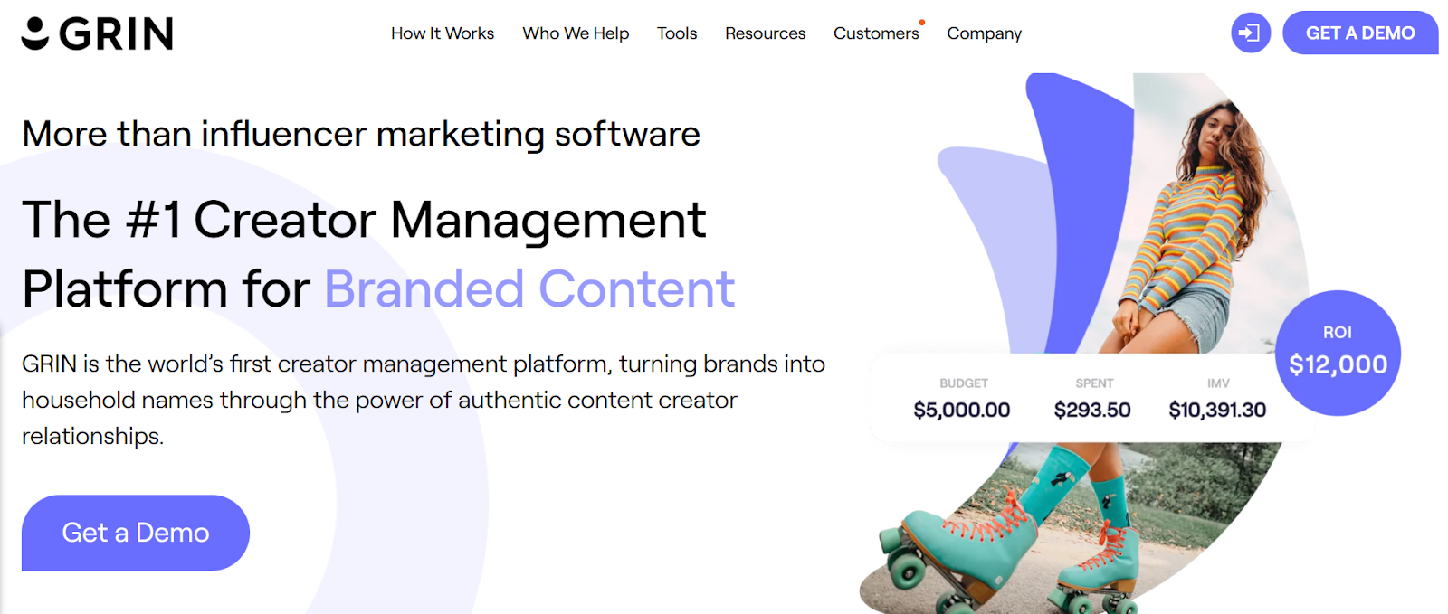 Grin - influencer marketing platform