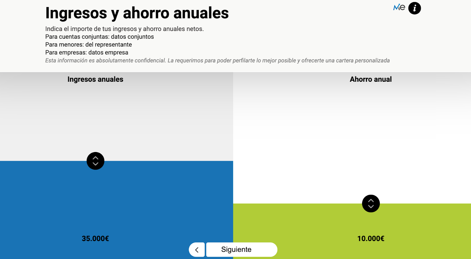 ingresos y ahorro anuales inversión inbestMe