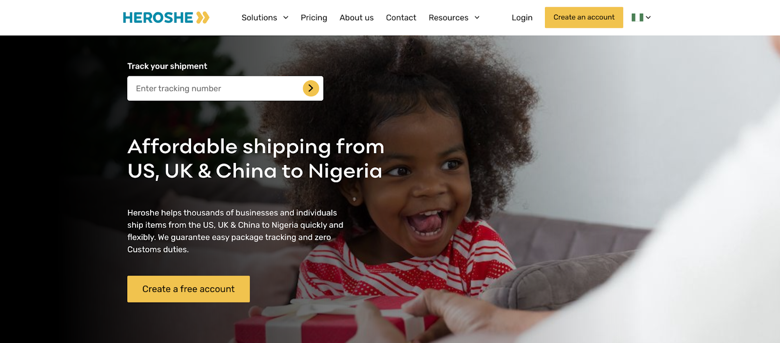 Affordable shipping from US, UK & China to Nigeria