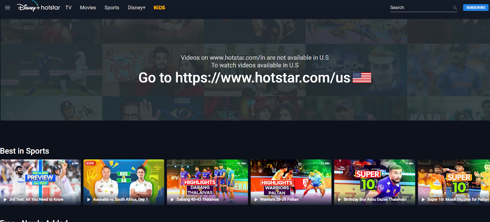 accessing Disney+ Hotstar’s Indian library