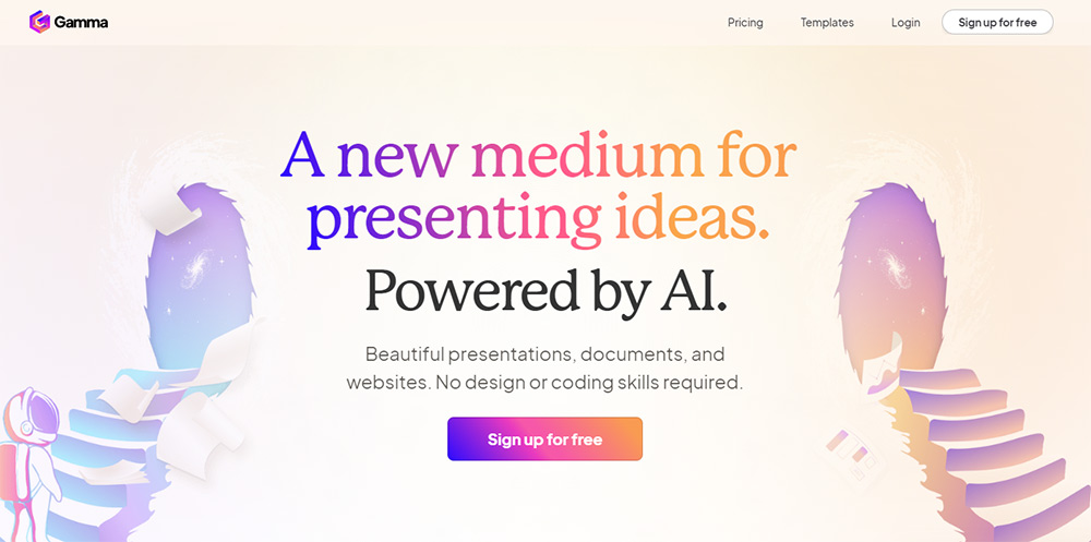 creating presentations with ai