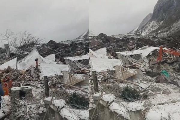 Trung Quốc: Sạt lở núi ở Vân Nam, ít nhất 47 người bị chôn vùi