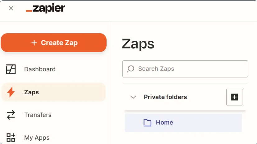 Creating a Zap on Zapier