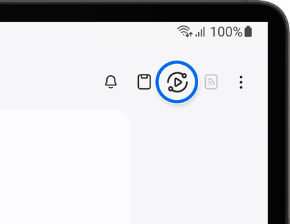 Smart View icon highlighted