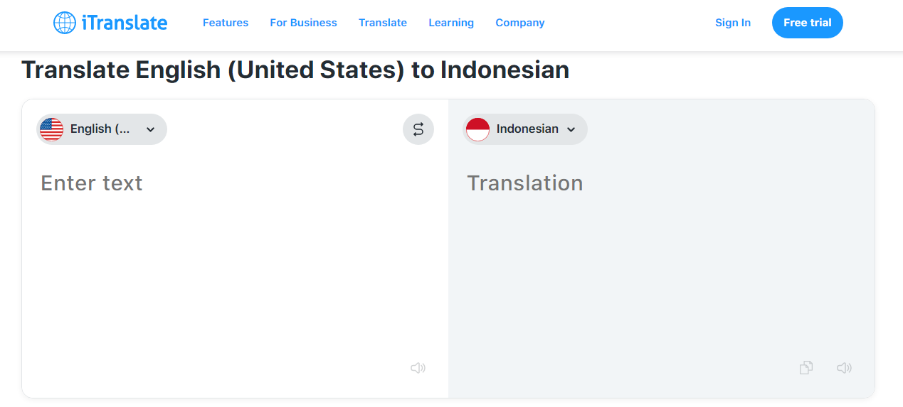 translate inggris indonesia paragraf itranslate