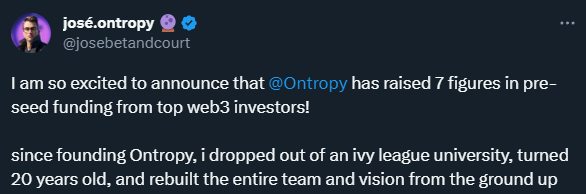 明牌空投！ Ontropy Network测试网交互教程