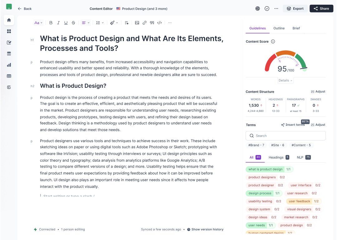 AI SEO Writing Assistant with Surfer SEO