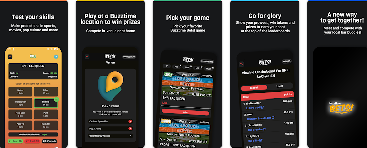 Buzztime Bets Game