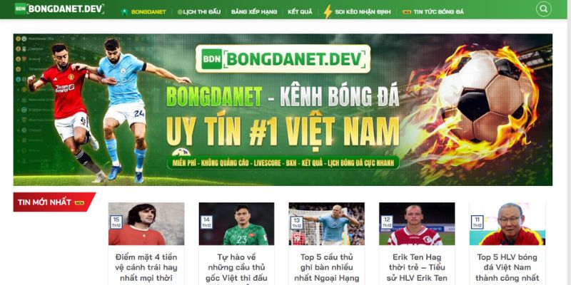 Bongdanet - thăng hoa cảm xúc hứng khởi cùng trái bóng tròn