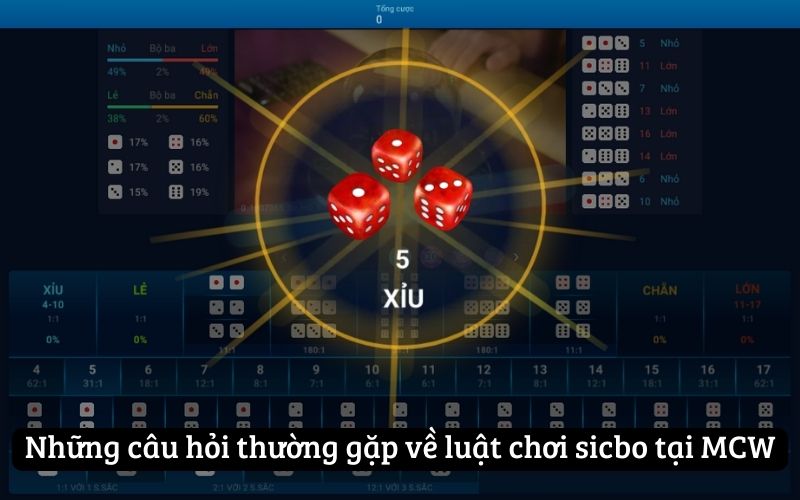 Những câu hỏi thường gặp về luật chơi sicbo tại MCW