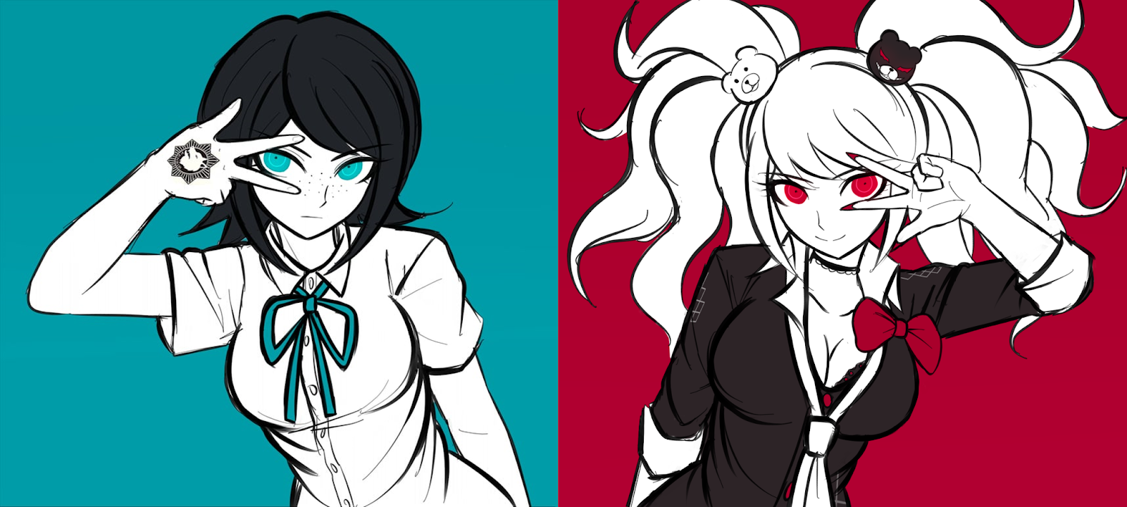 Pair of Despair (Junko and Mukuro Double TG/TF)