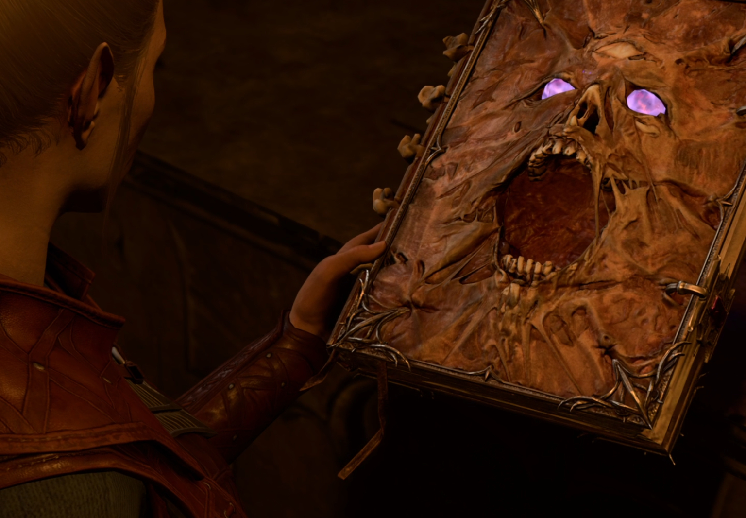 An in game image of the Necromancy of Thay from Baldur's Gate 3. 