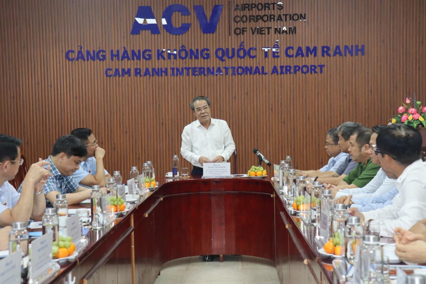 Đồng chí Dương Thanh Bình kết luận buổi làm việc