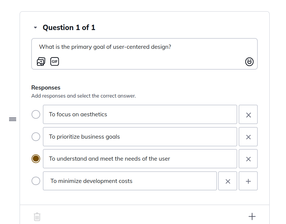 quiz builder