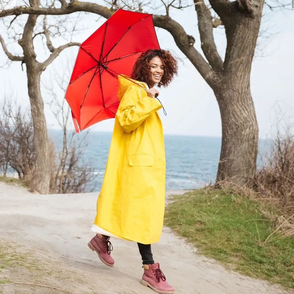 best rain poncho for slim women